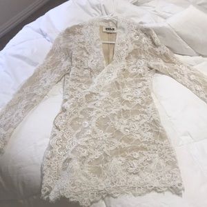 Stone Cold Fox M/L wrap mini dress